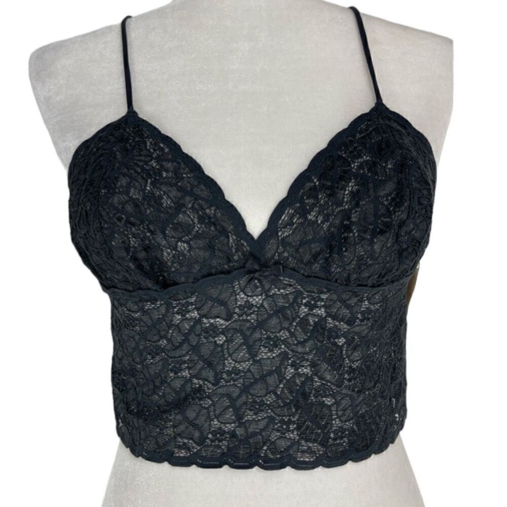 Vintage 80s NWT Alana Gale Intimates Lace Bralette - M